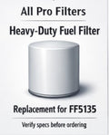 Heavy-Duty Fuel Filter Equivalent for FF5135