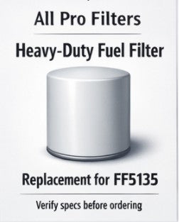 Heavy-Duty Fuel Filter Equivalent for FF5135