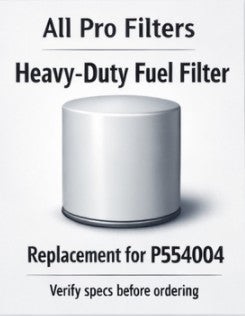 Heavy-Duty Oil Filter Equivalent for P554004